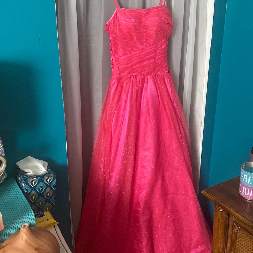 Pink prom dress